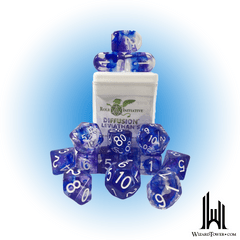 SET OF 15 DICE: DIFFUSION LEVIATHAN'S WAKE